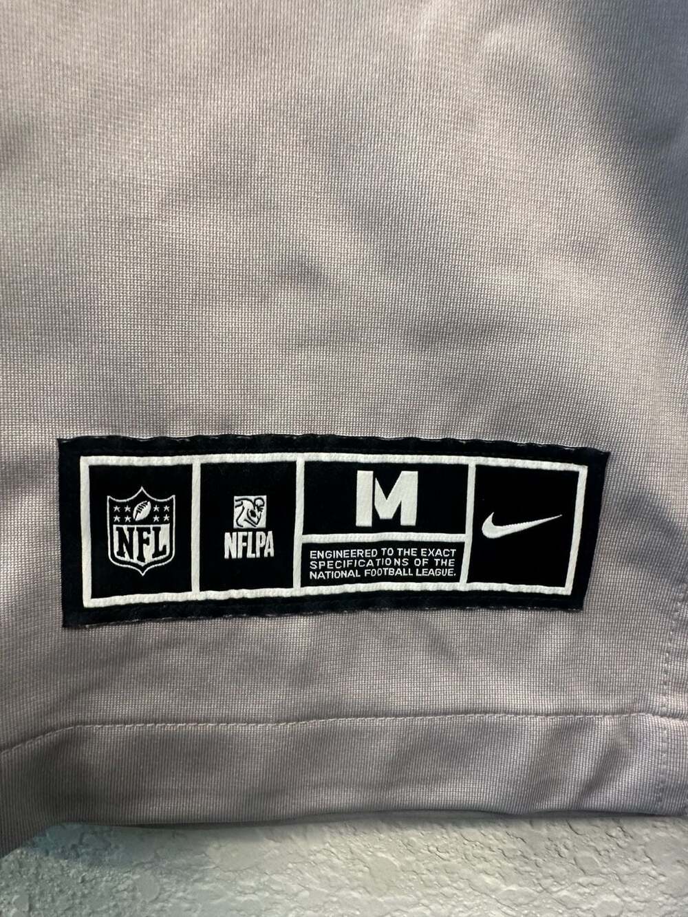 Nike Kansas City Chiefs Patrick Mahomes 15 Super Bowl LVII Grey Jersey Size M - Picture 4 of 5